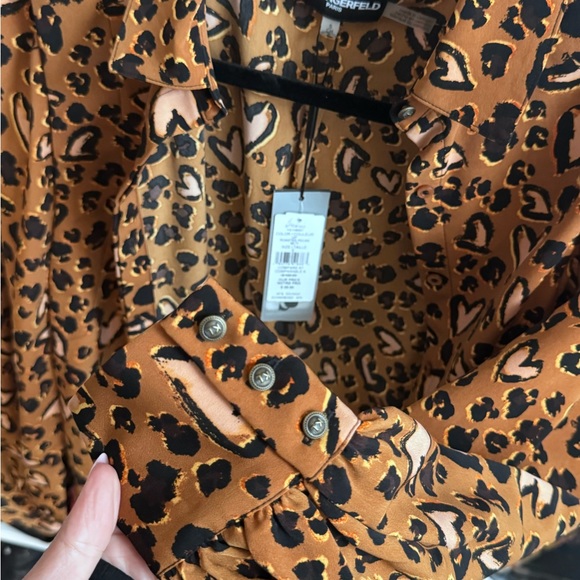 Small Karl Lagerfeld Blouse- NWT - Picture 6 of 7